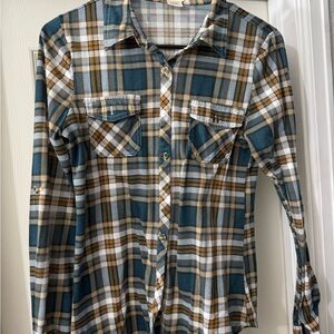 Naturals Plaid Button-Up Shirt